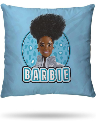 SAHINLER créateur d'univers Barbie - Housse De Couette réversible Barbie 140x200 cm + 1 taie d'oreiller 63x63 cm - 100% Coton -