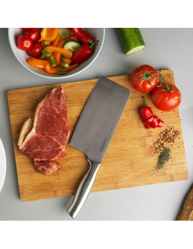 Royal VKB KN0421 Couperet à viande en acier inoxydable avec manche ergonomique Passe au lave-vaisselle 29,5 cm