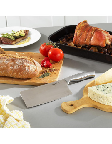 Royal VKB KN0421 Couperet à viande en acier inoxydable avec manche ergonomique Passe au lave-vaisselle 29,5 cm