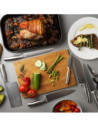 Royal VKB KN0421 Couperet à viande en acier inoxydable avec manche ergonomique Passe au lave-vaisselle 29,5 cm