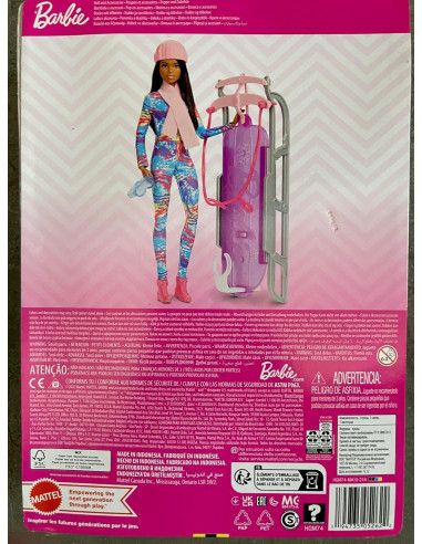 Mattel - Barbie Et Sa Luge - Barbie