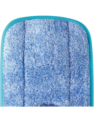 Spontex - Lot de 2 Recharges Express System+ XL - Serpillière Microfibre XL pour Kit Balai Plat - Bleu