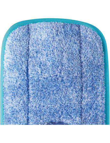 Spontex - Lot de 2 Recharges Express System+ XL - Serpillière Microfibre XL pour Kit Balai Plat - Bleu