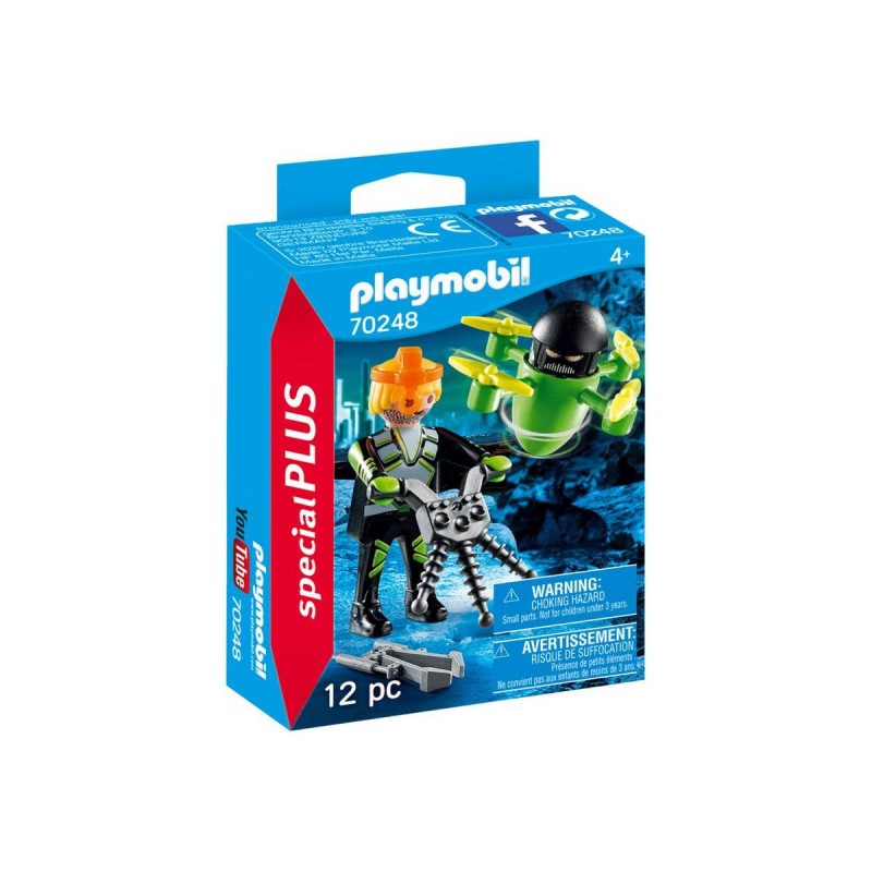 Playmobil Agent avec Drone