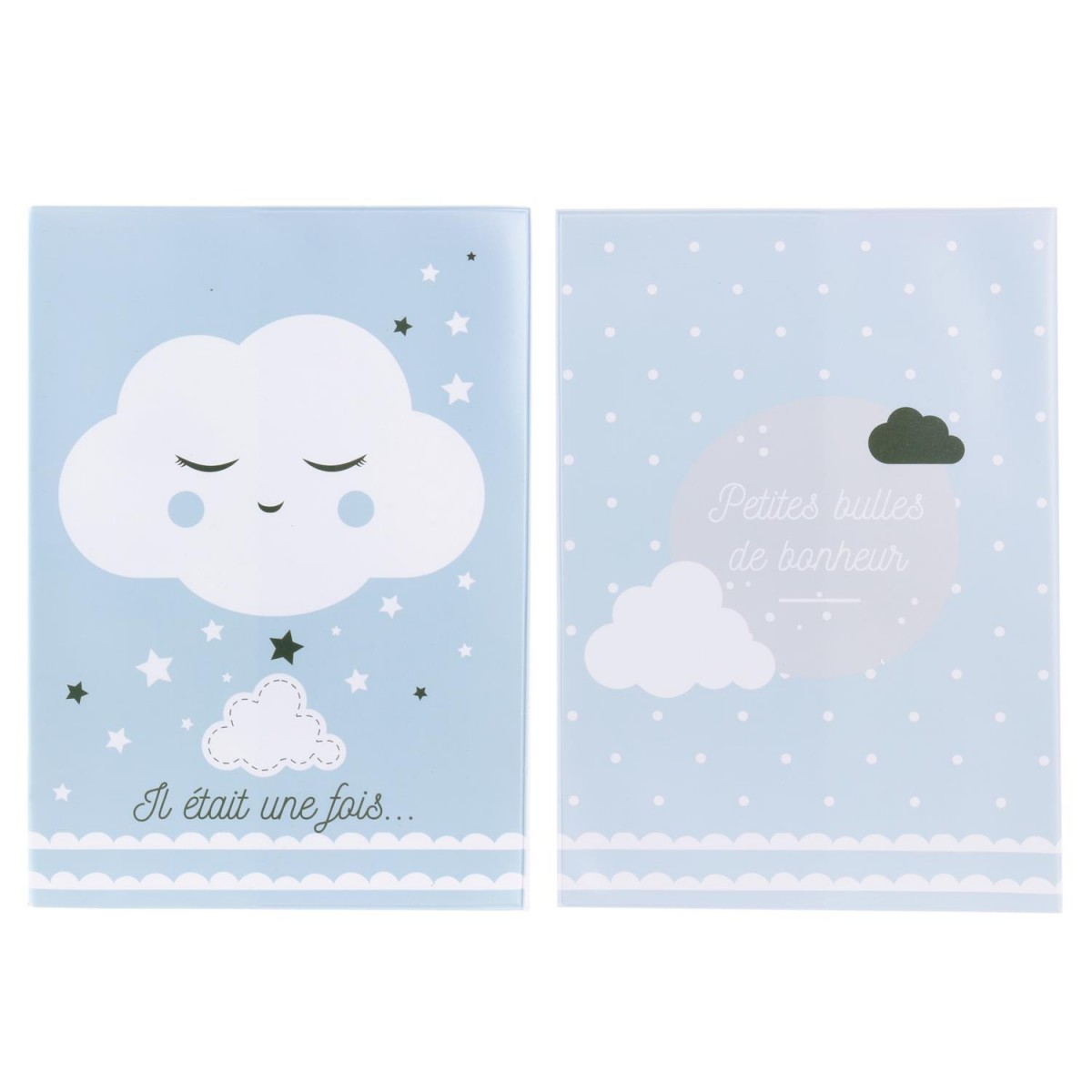 Protége Carnet de santé Tom & Zoé Rose et bleu