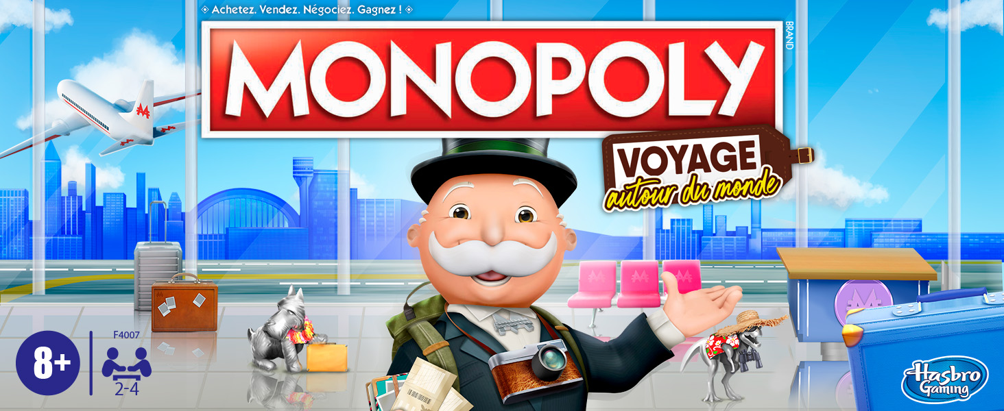 F4007 B09RQ314FY Monopoly MONOPOLY WORLD TOUR (ES)